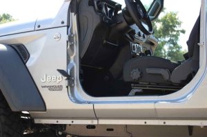 Jeep Wrangler Foot Pegs - Fishbone Offroad - FB21082 - Black - `18-`27